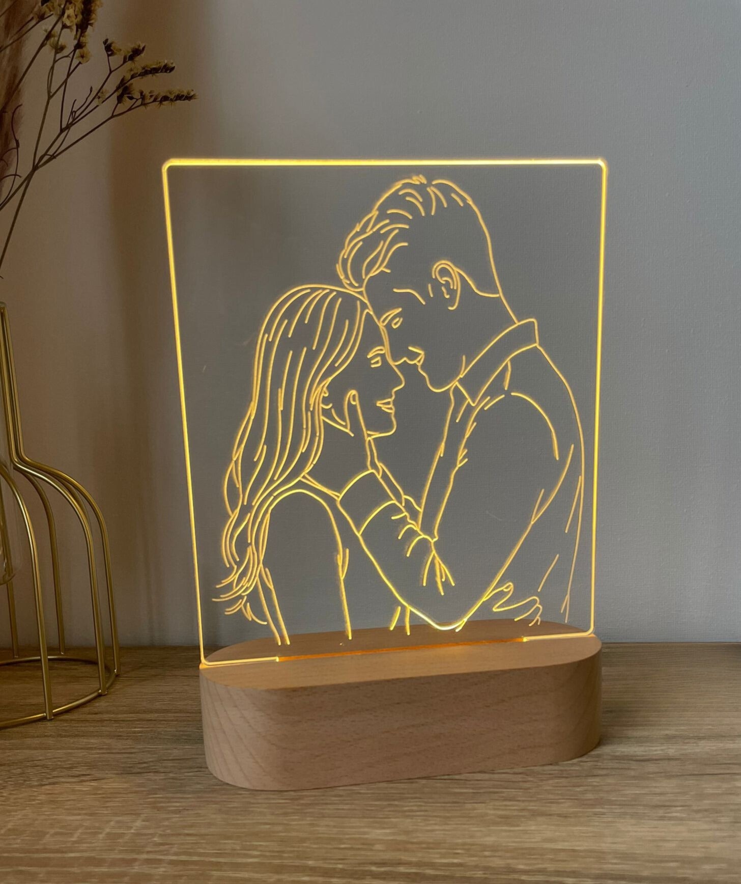 AuraLine™ — Line Art Lamp