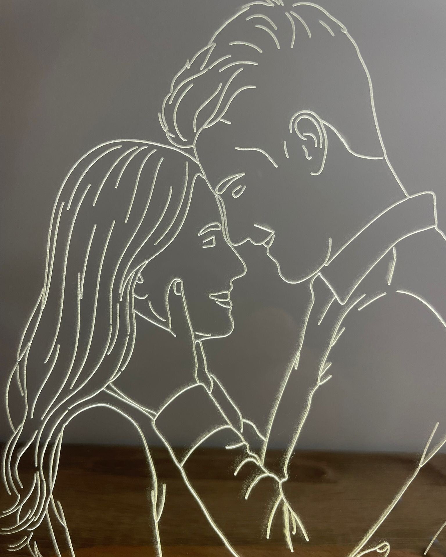 AuraLine™ — Line Art Lamp