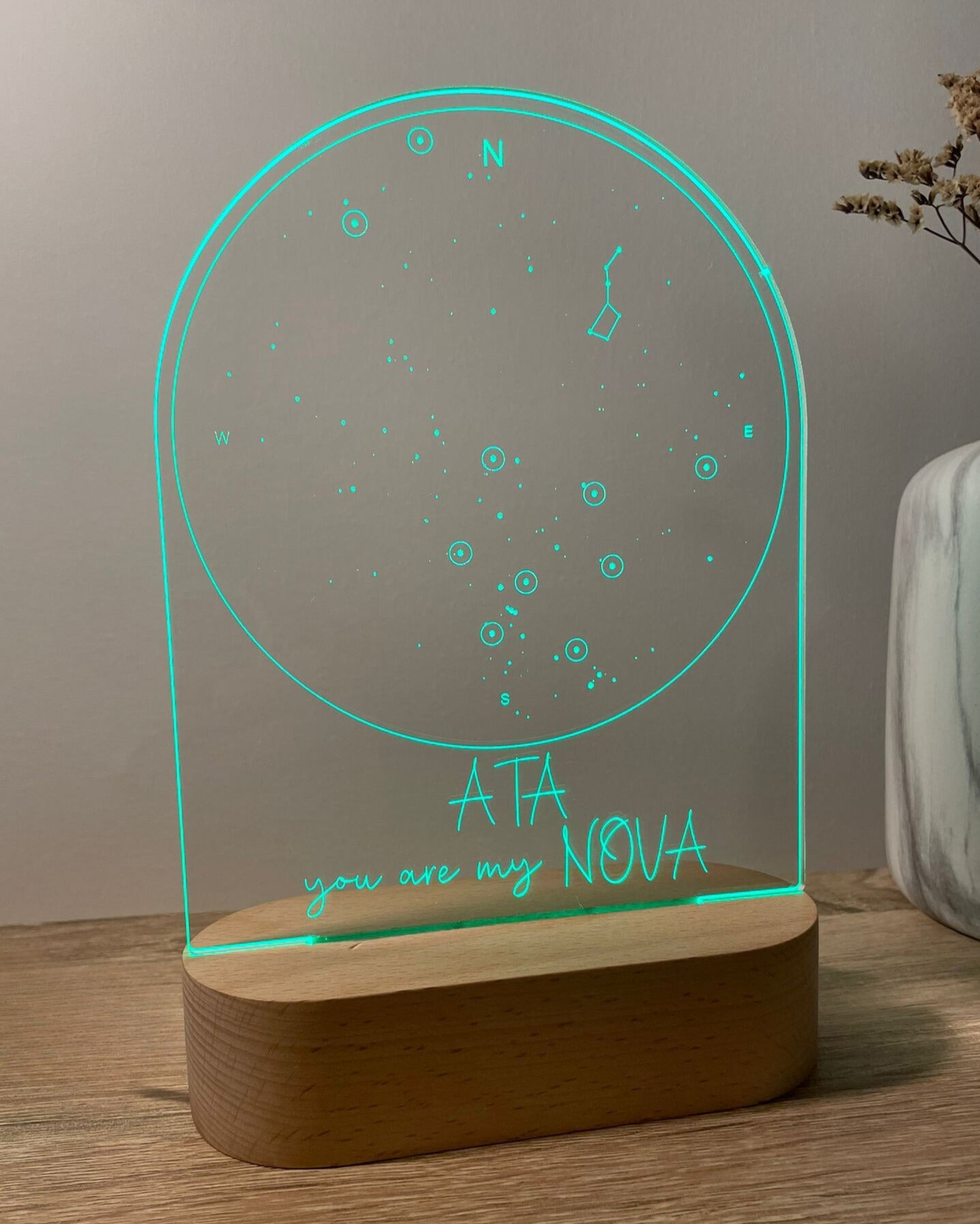 NovaMap™ — Star Map Lamp